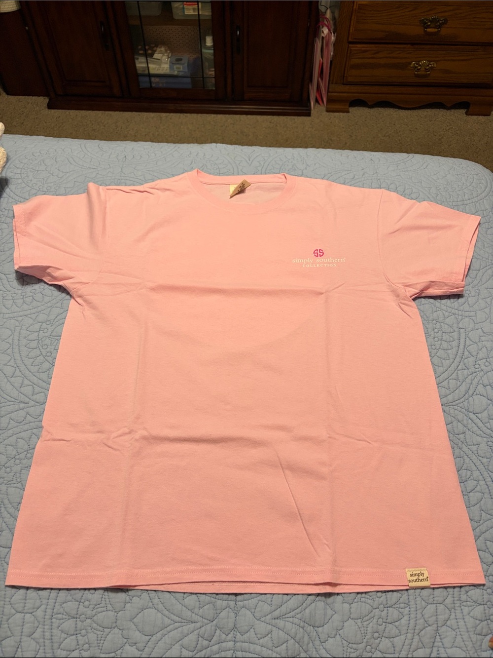 Simply Southern Pastel Pink Short Sleeve Tee